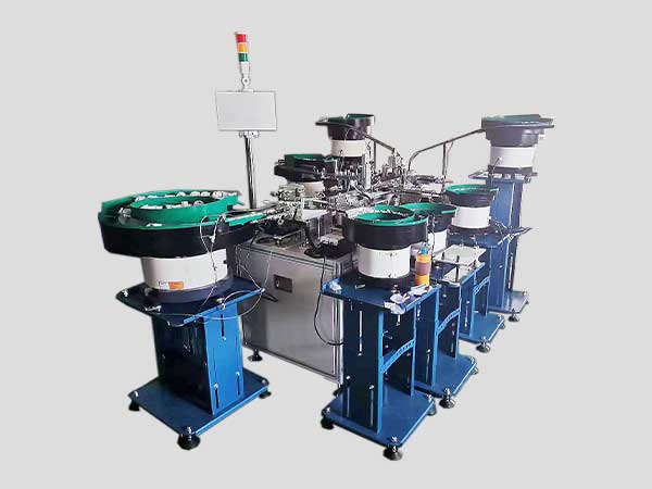 塑料萬向腳輪自動組裝機，家具腳輪自動化生產設備